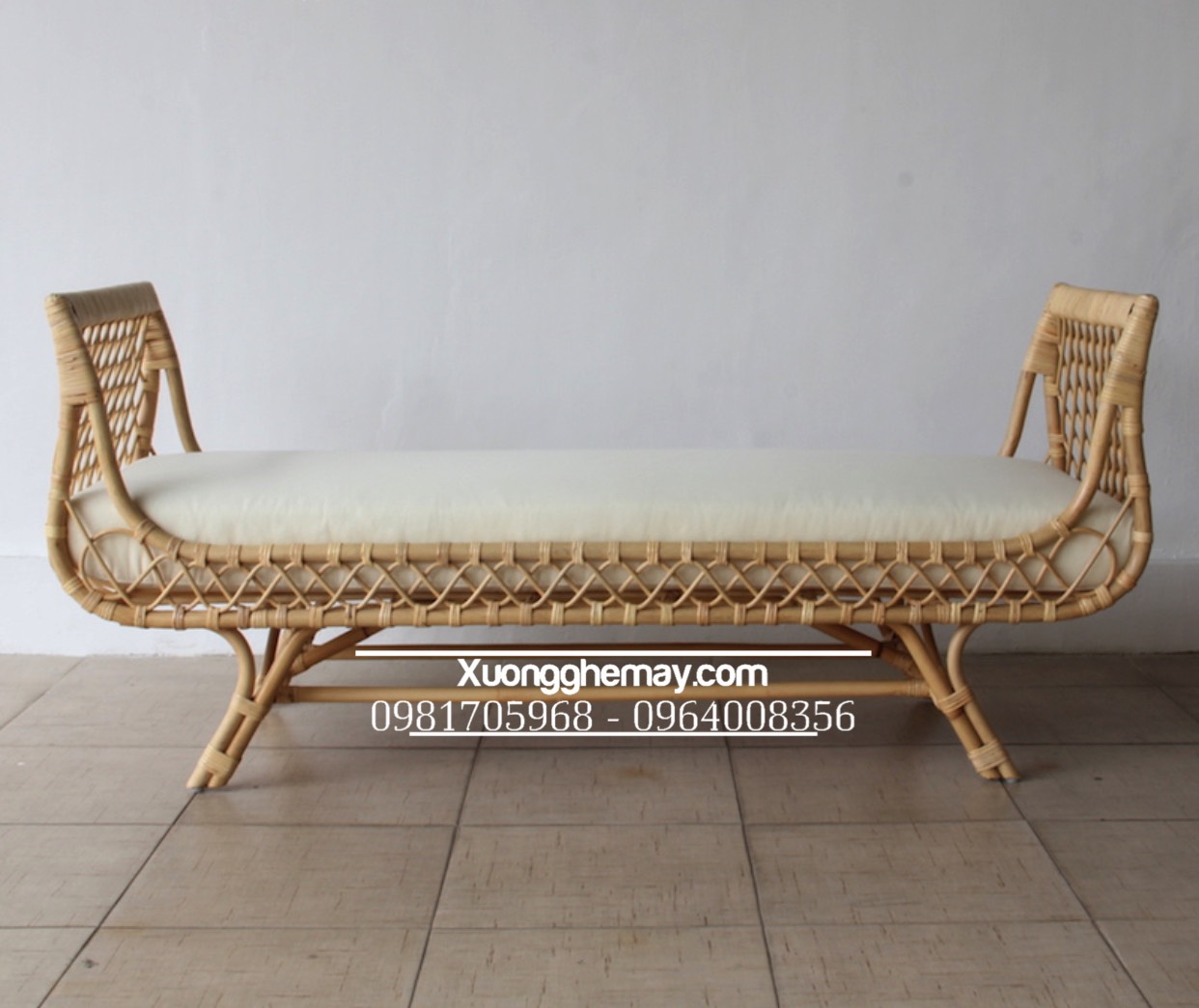 
								Băng ghế mây sofa bed XBL07