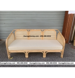 Băng ghế sofa mây tre đan 3 chỗ XGM0205