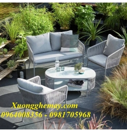 Bàn ghế nhựa giả mây SN08