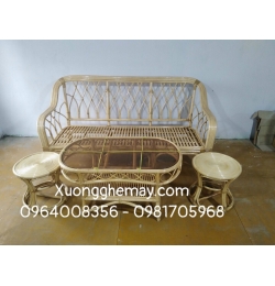 Bàn ghế sofa mây SM29