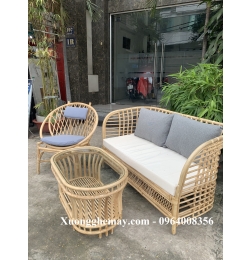 Bàn ghế mây hiện đại cho phòng khách