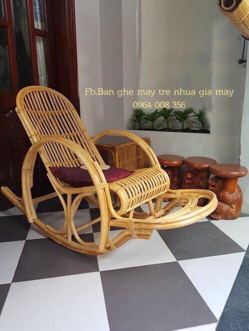 
								Ghế mây bập bênh thư giãn BB08