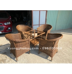 Ghế cafe mây nhựa XGN29