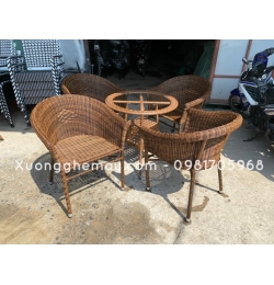 Ghế cafe mây nhựa XGN27