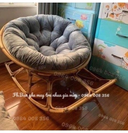 Ghế mây bập bênh papasan BB04