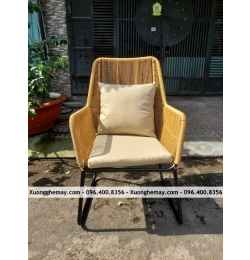 ghế mây nhựa cafe XGN44