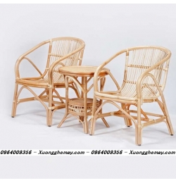 bộ bàn ghế mây tre trà đạo