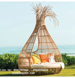 Ghế tổ chim mây nhựa TGN25