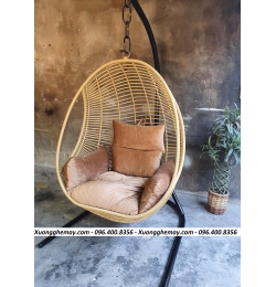 Ghế xích đu nhựa giả mây