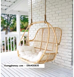 Ghế xích đu treo mây tre TG013
