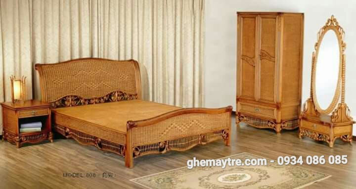 
								Giường mây BV810
