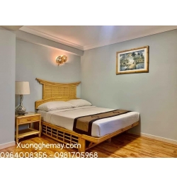 Giường ngủ mây tre đan XBM005