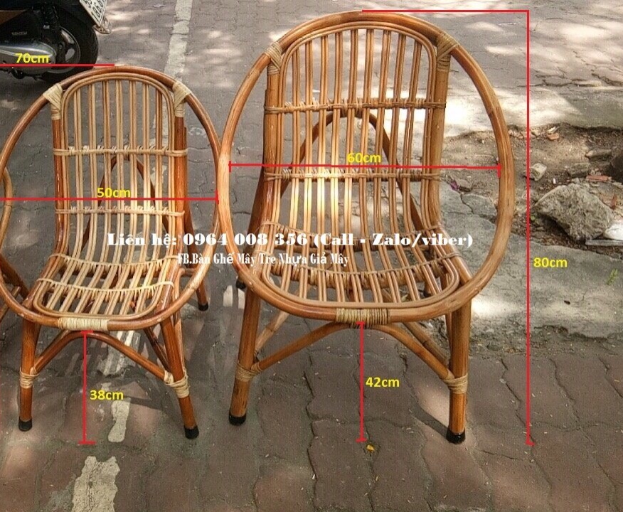 
								Ghế cafe bằng mây tre