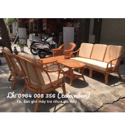 Sofa song mây tự nhiên Sm26