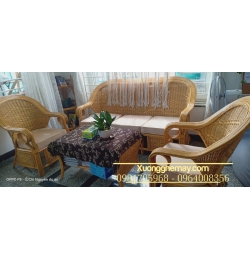 Sofa mây tre đan truyền thống