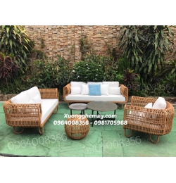 Sofa nữ hoàng nhựa giả mây SN26