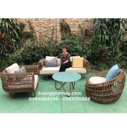 Sofa salon giả mây SN28