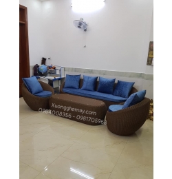 Sofa sò mây nhựa SN15